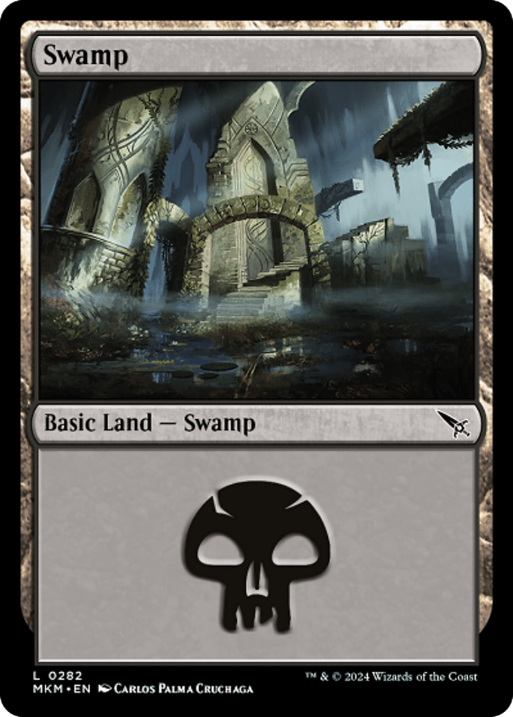 Swamp (0282) [Murders at Karlov Manor] MTG Single Magic: The Gathering  | Multizone: Comics And Games