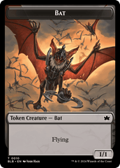 Bat // Intrepid Rabbit Double-Sided Token [Bloomburrow Tokens] MTG Single Magic: The Gathering  | Multizone: Comics And Games