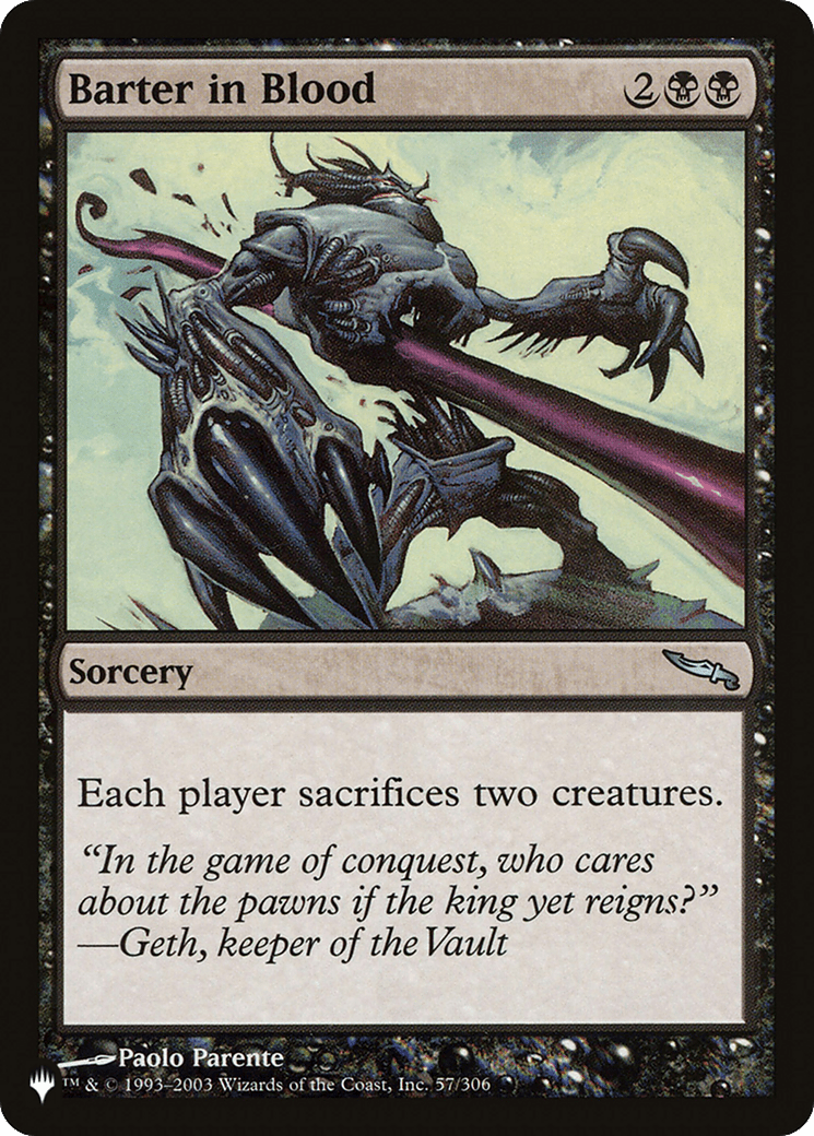 Barter in Blood [The List] MTG Single Magic: The Gathering  | Multizone: Comics And Games