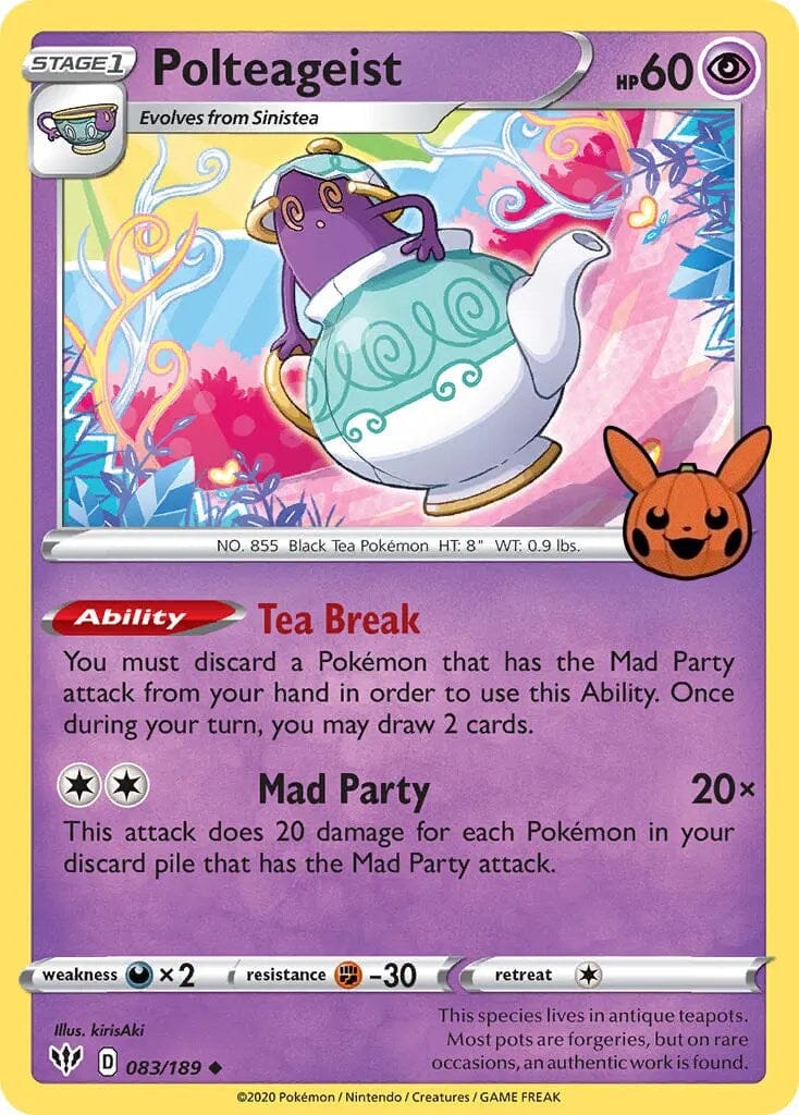 Polteageist (083/189) [Trick or Trade] Pokemon Single Pokémon  | Multizone: Comics And Games