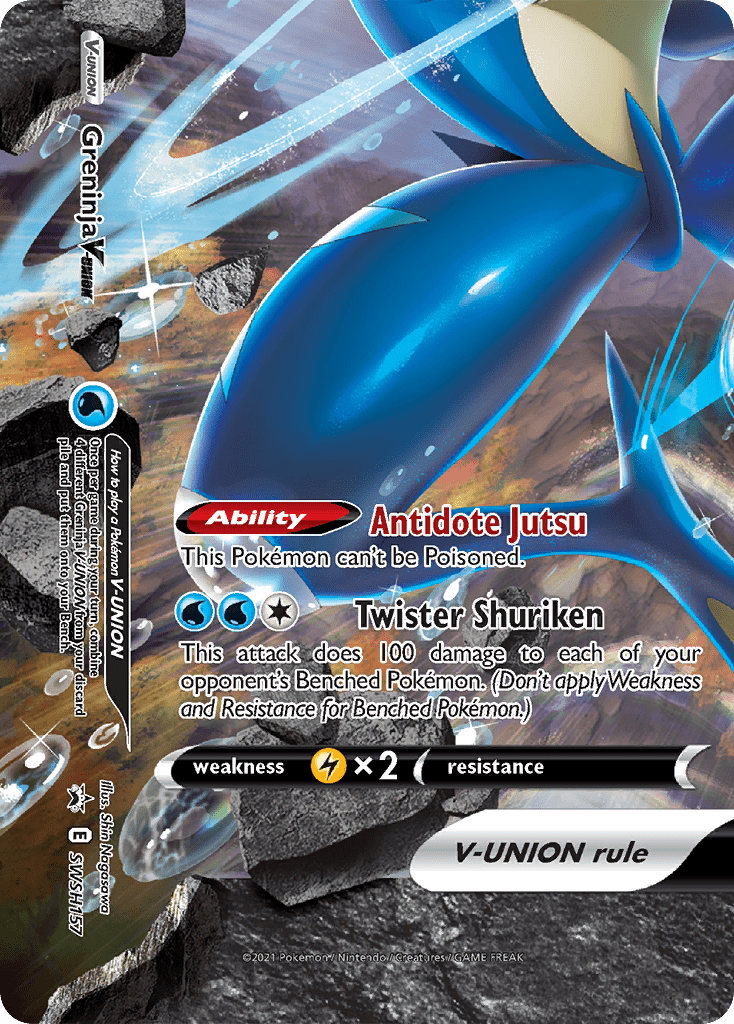 Greninja V-Union (SWSH157) [Sword & Shield: Black Star Promos] Pokemon Single Pokémon  | Multizone: Comics And Games