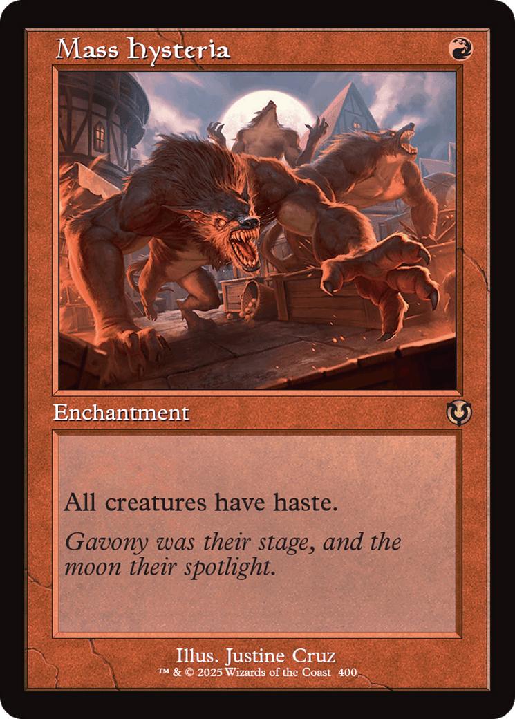 Mass Hysteria (Retro Frame) [Innistrad Remastered] MTG Single Magic: The Gathering  | Multizone: Comics And Games