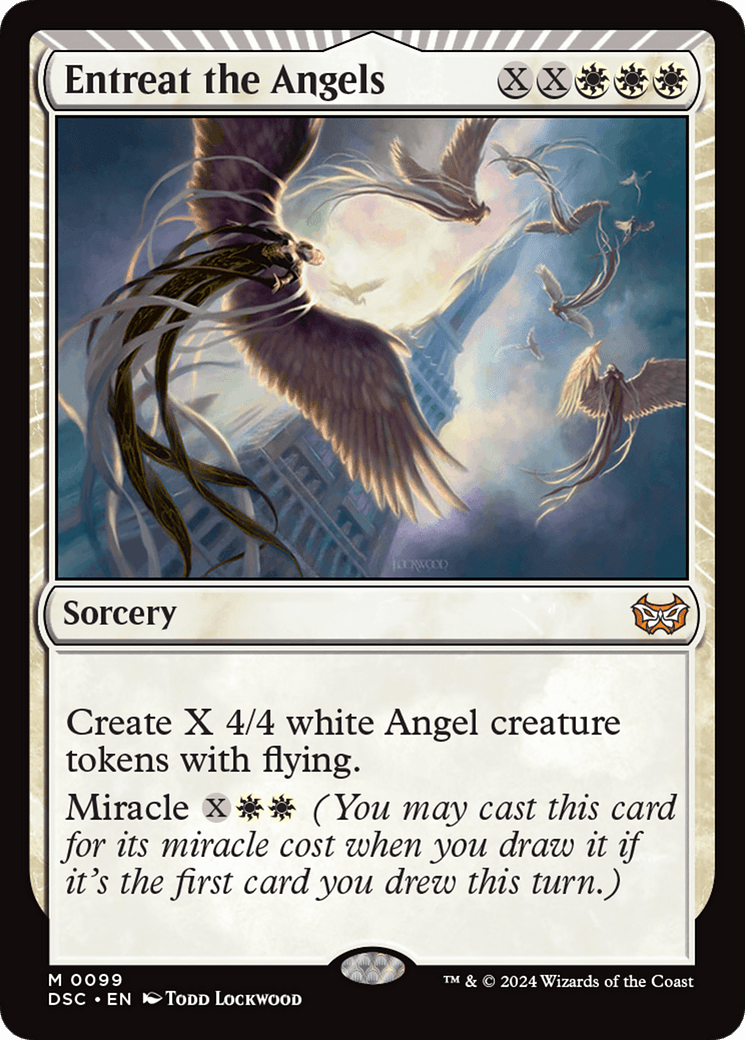 Entreat the Angels [Duskmourn: House of Horror Commander] MTG Single Magic: The Gathering  | Multizone: Comics And Games