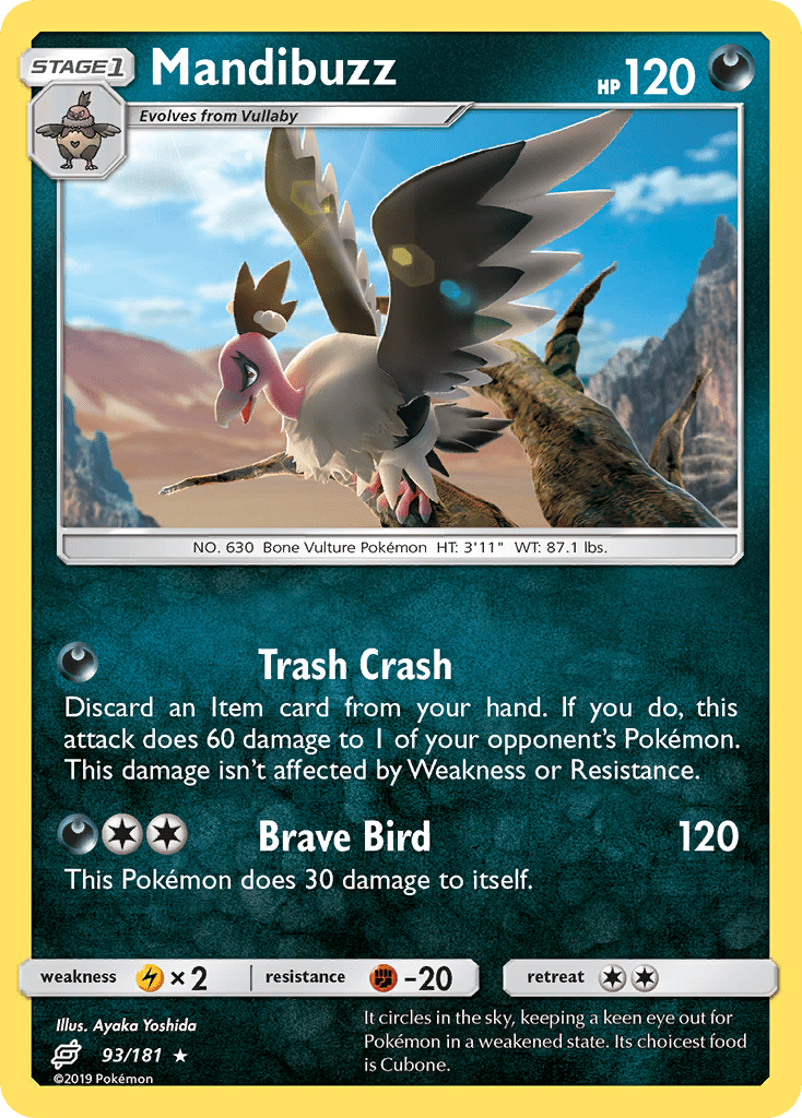 Mandibuzz (93/181) [Sun & Moon: Team Up] Pokemon Single Pokémon  | Multizone: Comics And Games