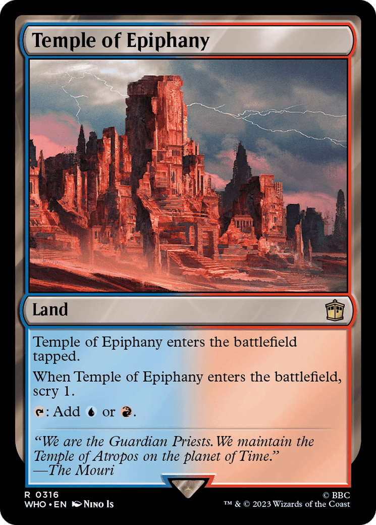 Temple of Epiphany [Doctor Who] MTG Single Magic: The Gathering  | Multizone: Comics And Games