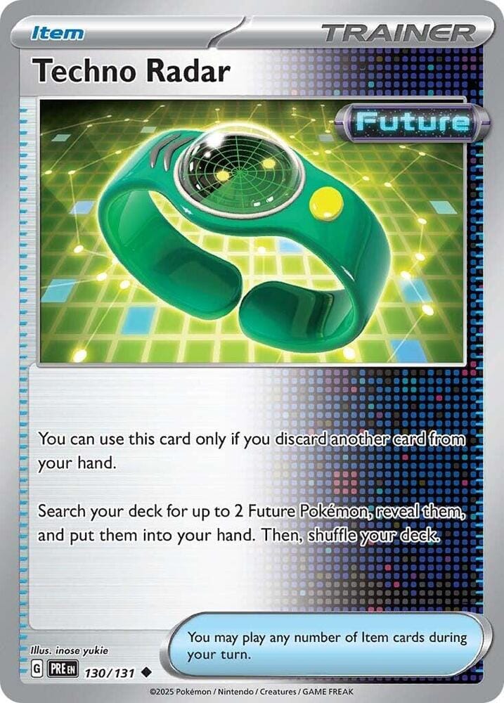 Techno Radar (130/131) [Scarlet & Violet: Prismatic Evolutions] Pokemon Single Pokémon  | Multizone: Comics And Games