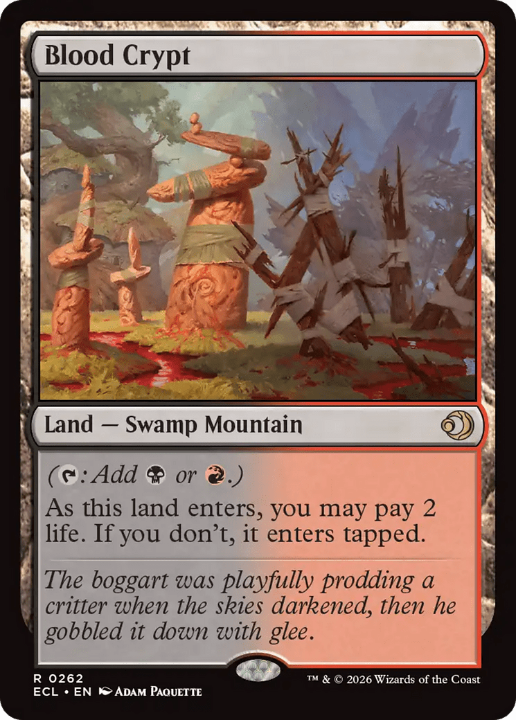 Blood Crypt [Lorwyn Eclipsed] MTG Single Magic: The Gathering  | Multizone: Comics And Games
