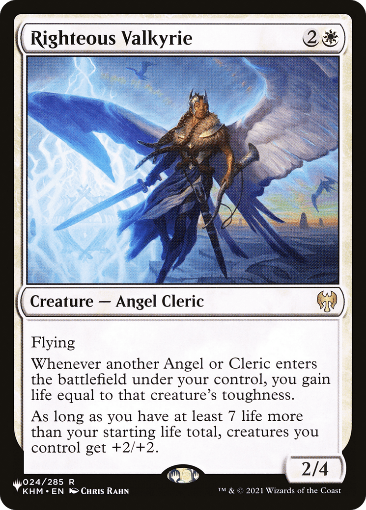 Righteous Valkyrie [Secret Lair: Angels] MTG Single Magic: The Gathering  | Multizone: Comics And Games