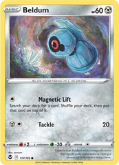 Beldum (117/195) [Sword & Shield: Silver Tempest] Pokemon Single Pokémon  | Multizone: Comics And Games