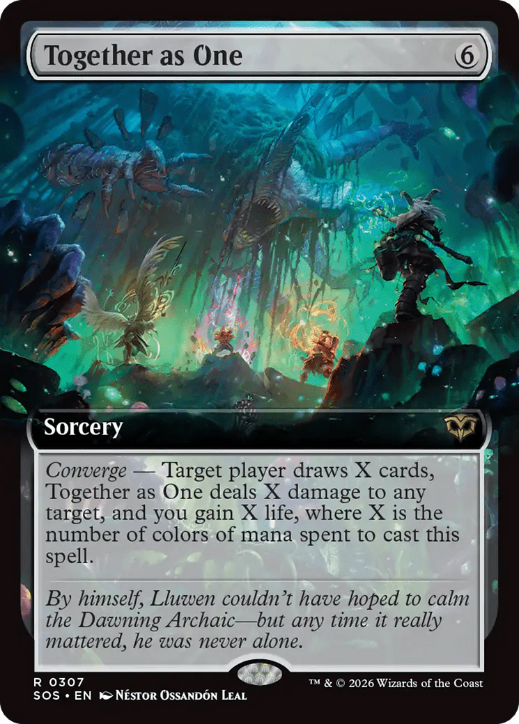 Together as One (Extended Art) [Secrets of Strixhaven] MTG Single Magic: The Gathering  | Multizone: Comics And Games