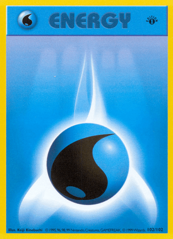 Water Energy (102/102) (Shadowless) [Base Set 1st Edition] Pokemon Single Pokémon  | Multizone: Comics And Games