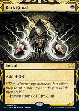 Dark Ritual (Foil Etched) [Strixhaven: Mystical Archive] MTG Single Magic: The Gathering  | Multizone: Comics And Games