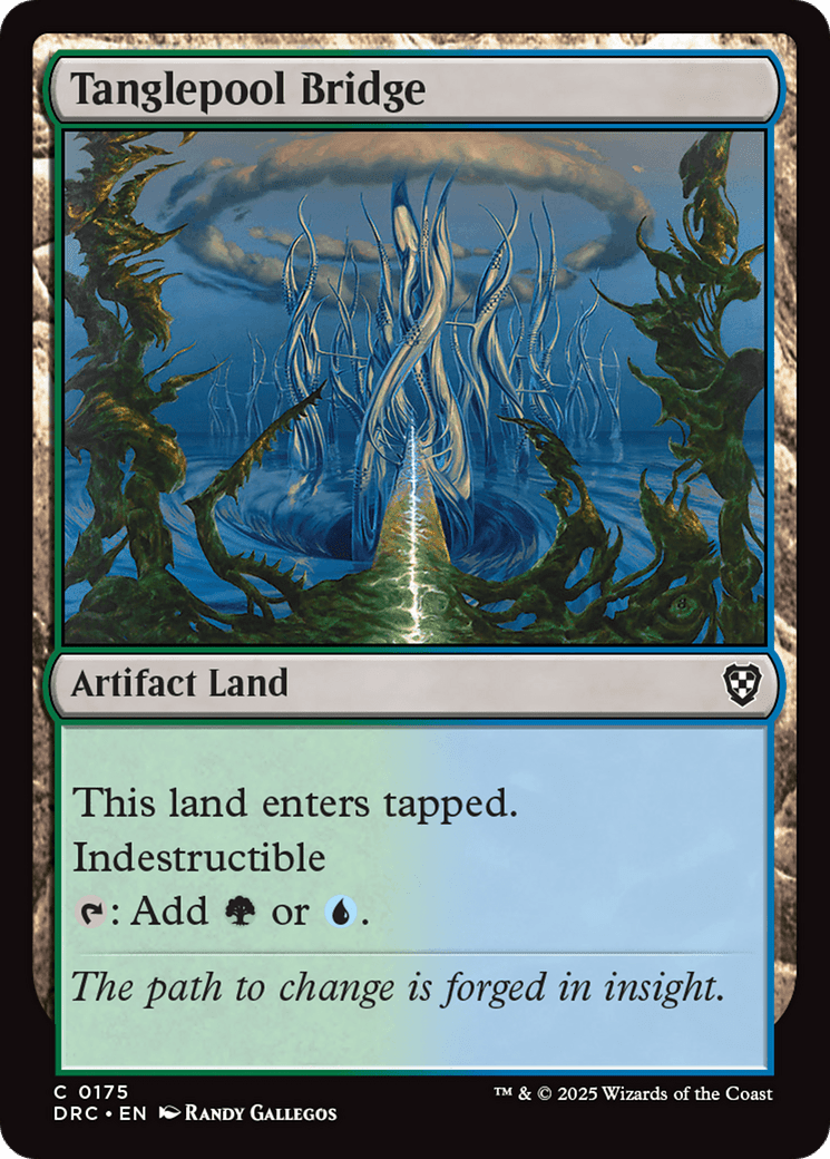 Tanglepool Bridge [Aetherdrift Commander] MTG Single Magic: The Gathering  | Multizone: Comics And Games
