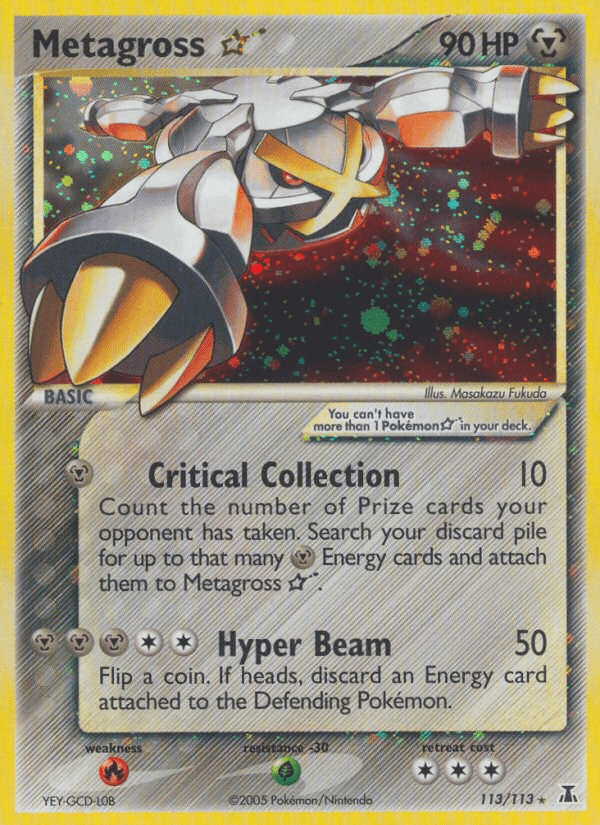 Metagross Star (113/113) [EX: Delta Species] Pokemon Single Pokémon  | Multizone: Comics And Games