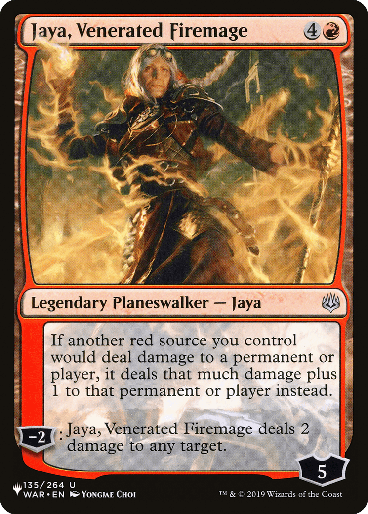 Jaya, Venerated Firemage [The List] MTG Single Magic: The Gathering  | Multizone: Comics And Games