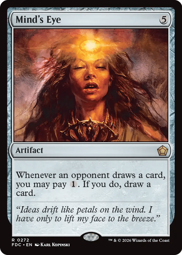 Mind's Eye [Foundations Commander] MTG Single Magic: The Gathering  | Multizone: Comics And Games