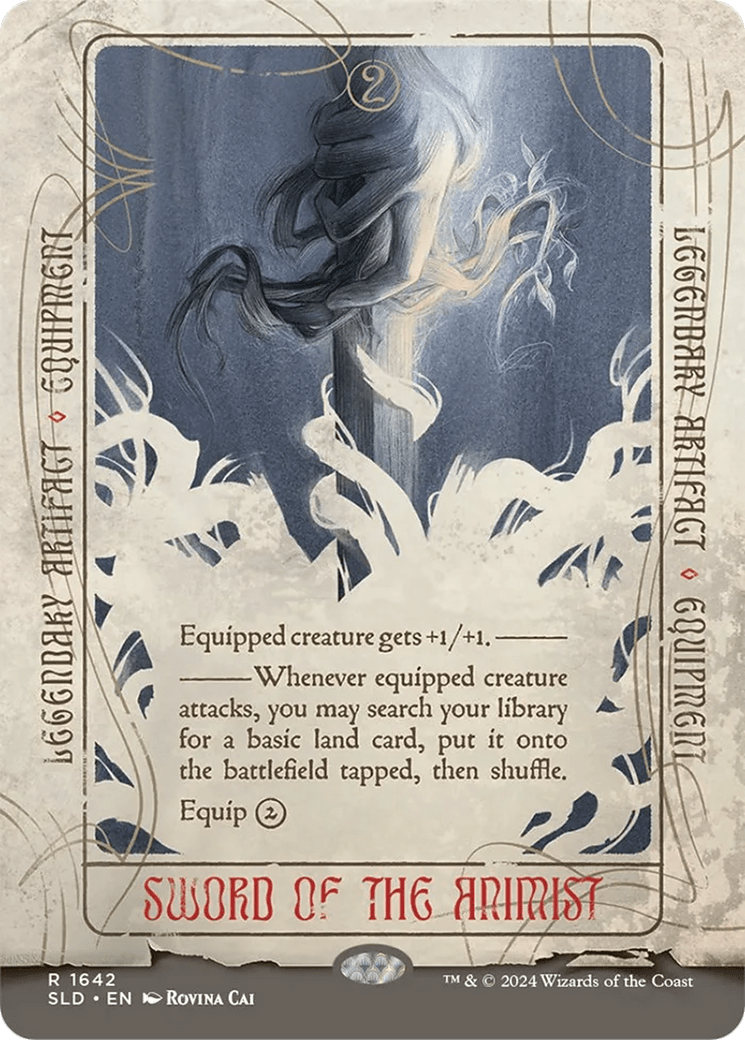 Sword of the Animist (Rainbow Foil) [Secret Lair Drop Series] MTG Single Magic: The Gathering  | Multizone: Comics And Games