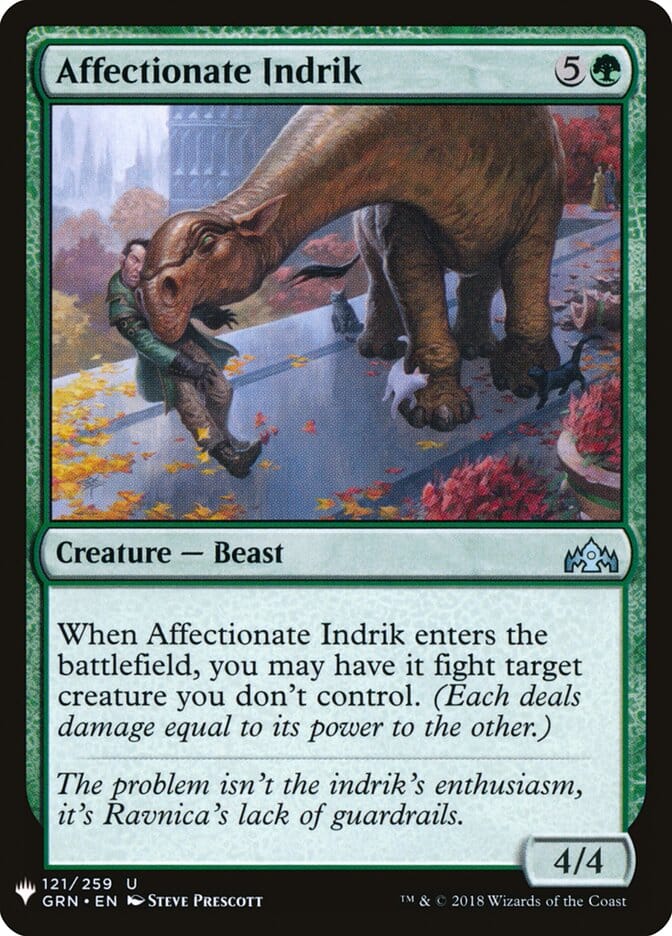Affectionate Indrik [Mystery Booster] MTG Single Magic: The Gathering  | Multizone: Comics And Games