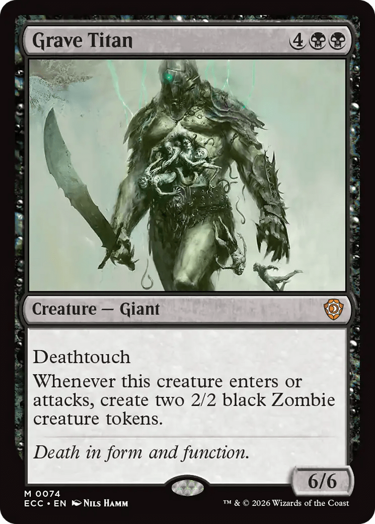 Grave Titan [Lorwyn Eclipsed Commander] MTG Single Magic: The Gathering  | Multizone: Comics And Games