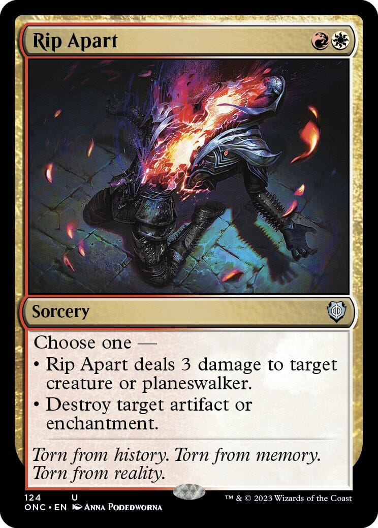 Rip Apart [Phyrexia: All Will Be One Commander] MTG Single Magic: The Gathering  | Multizone: Comics And Games
