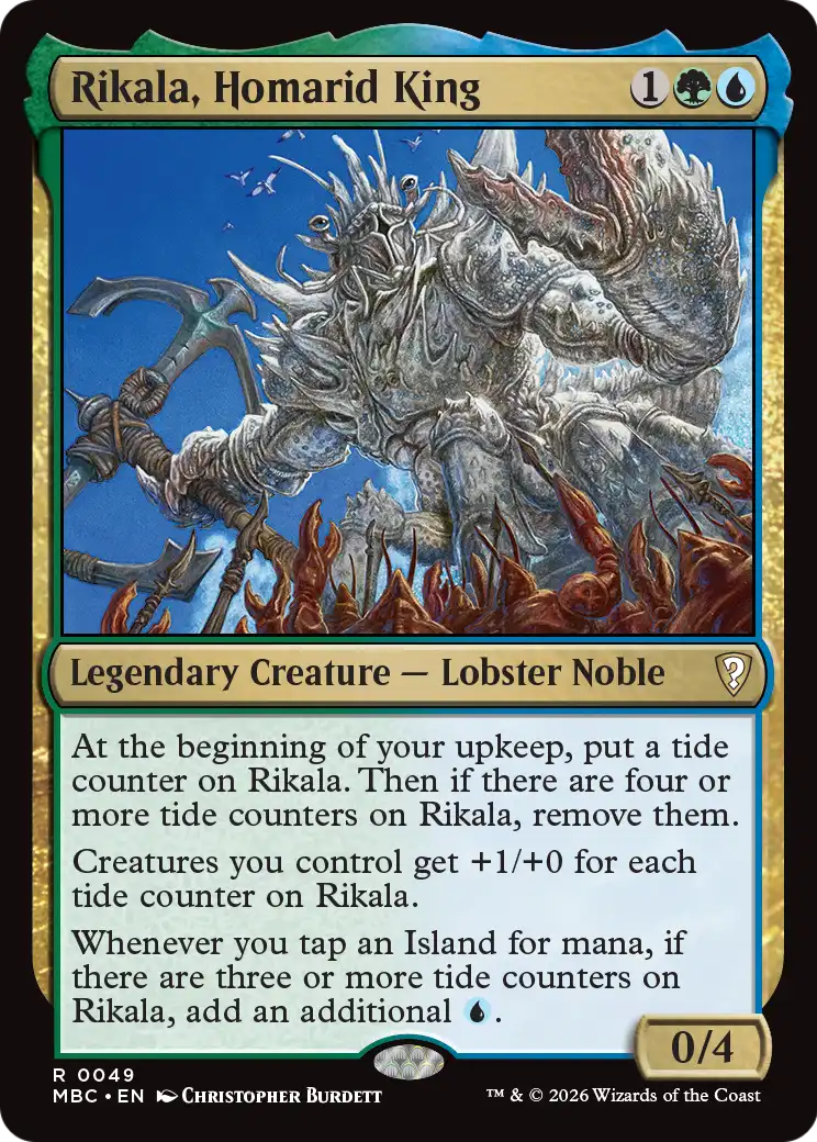 Rikala, Homarid King [Mystery Booster: Commander Edition] | Multizone: Comics And Games
