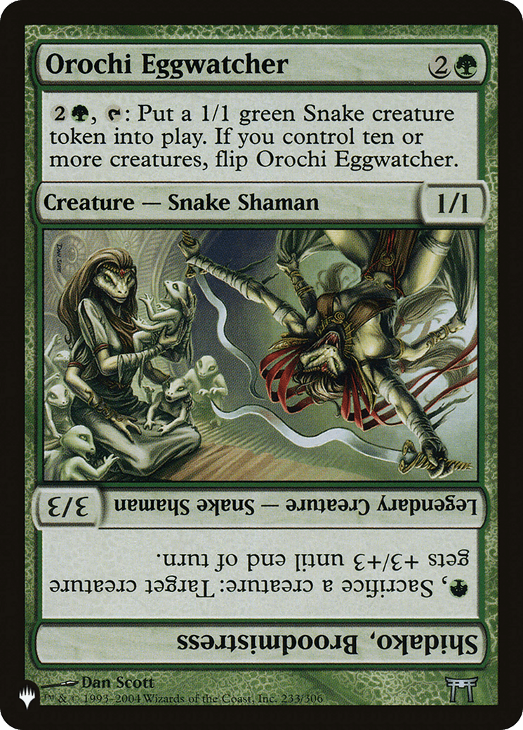 Orochi Eggwatcher // Shidako, Broodmistress [The List] MTG Single Magic: The Gathering  | Multizone: Comics And Games