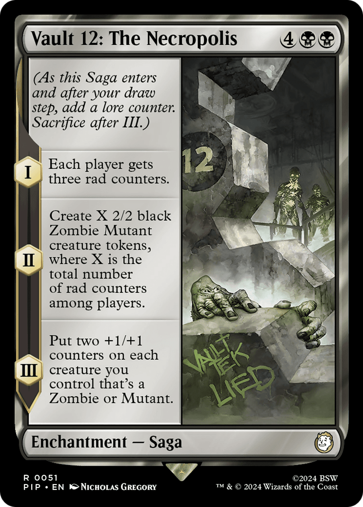 Vault 12: The Necropolis [Fallout] MTG Single Magic: The Gathering  | Multizone: Comics And Games
