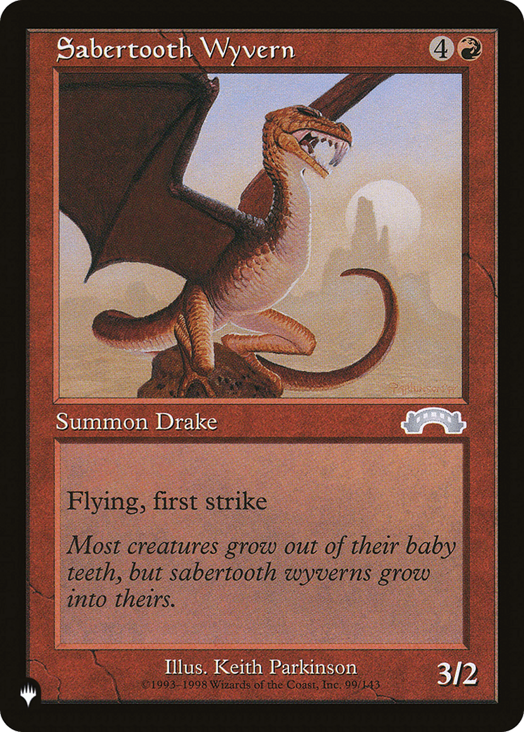 Sabertooth Wyvern [The List] MTG Single Magic: The Gathering  | Multizone: Comics And Games