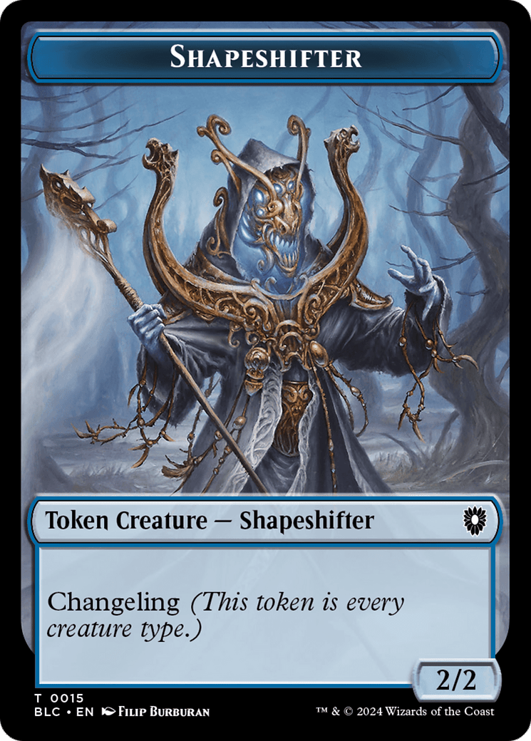 Pest // Shapeshifter Double-Sided Token [Bloomburrow Commander Tokens] MTG Single Magic: The Gathering  | Multizone: Comics And Games
