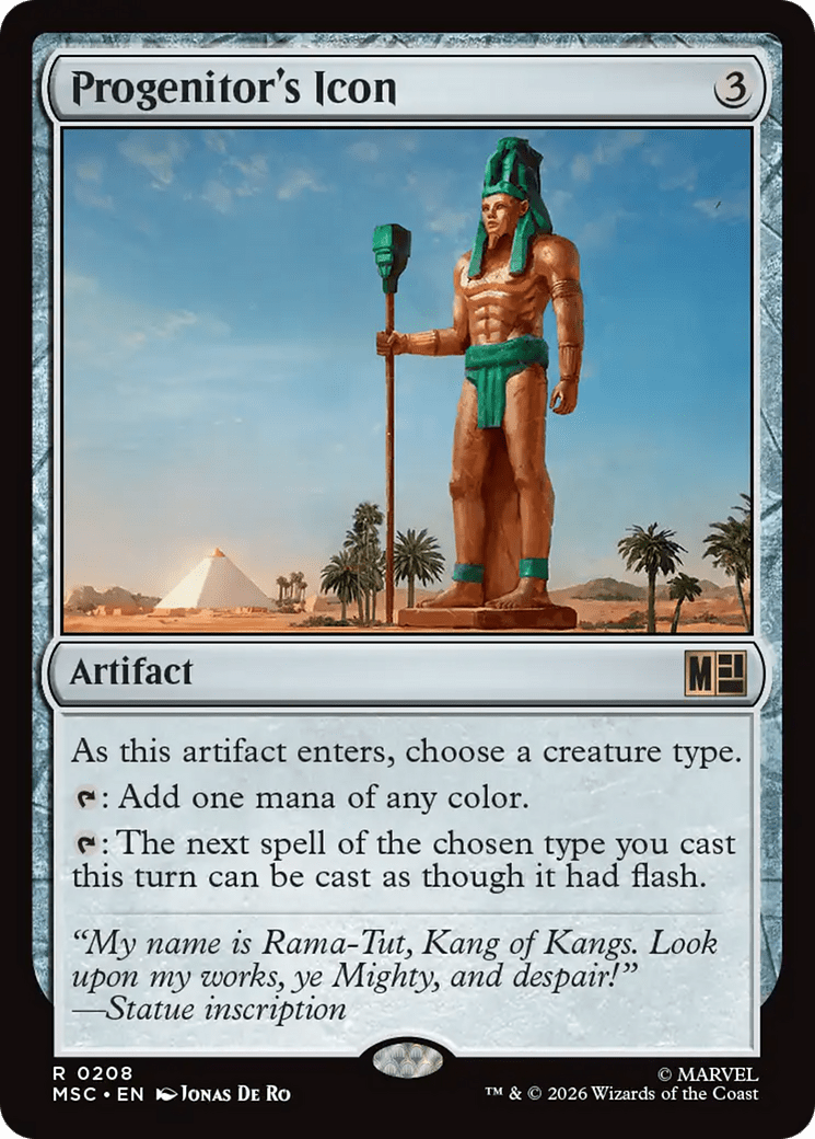 Progenitor's Icon (Surge Foil) [Marvel Super Heroes Commander] MTG Single Magic: The Gathering  | Multizone: Comics And Games