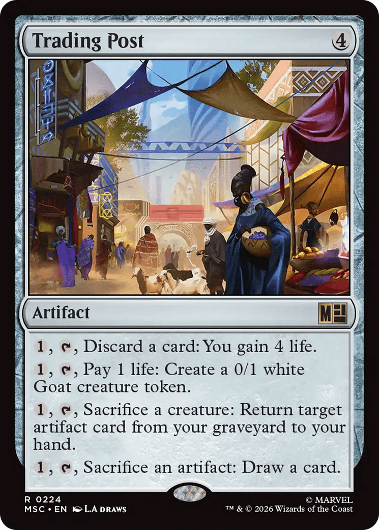Trading Post (Surge Foil) [Marvel Super Heroes Commander] MTG Single Magic: The Gathering  | Multizone: Comics And Games