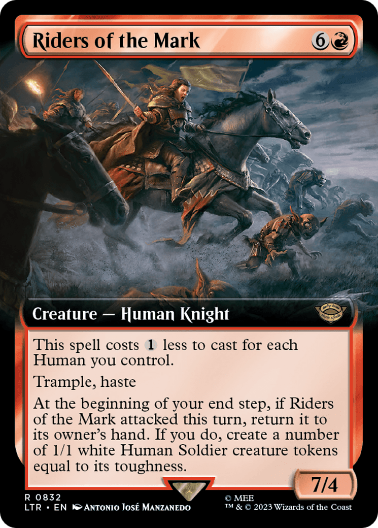 Riders of the Mark (Extended Art) [The Lord of the Rings: Tales of Middle-Earth] MTG Single Magic: The Gathering  | Multizone: Comics And Games