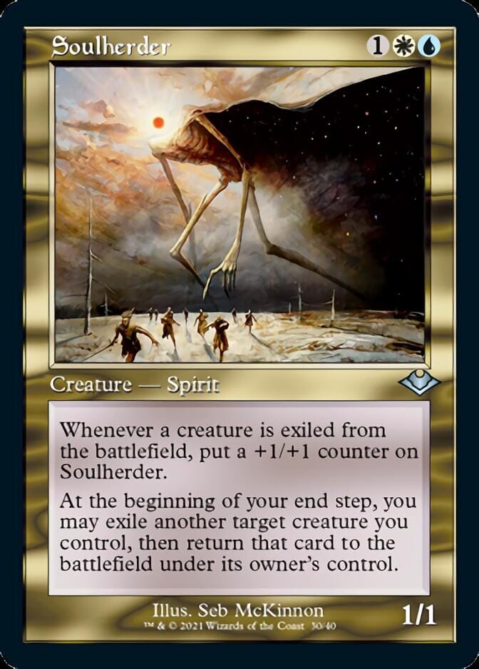 Soulherder (Retro Foil Etched) [Modern Horizons] MTG Single Magic: The Gathering  | Multizone: Comics And Games