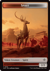 Inkling (0006) // Spirit (0010) Double-Sided Token [Secrets of Strixhaven Tokens] MTG Single Magic: The Gathering  | Multizone: Comics And Games