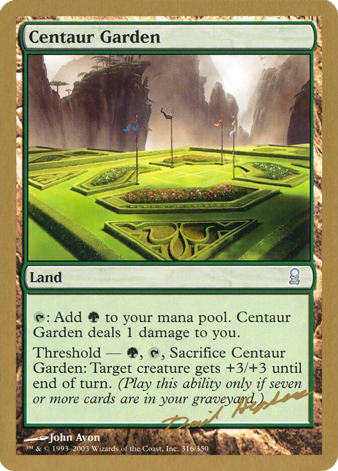 Centaur Garden (Dave Humpherys) [World Championship Decks 2003] MTG Single Magic: The Gathering  | Multizone: Comics And Games