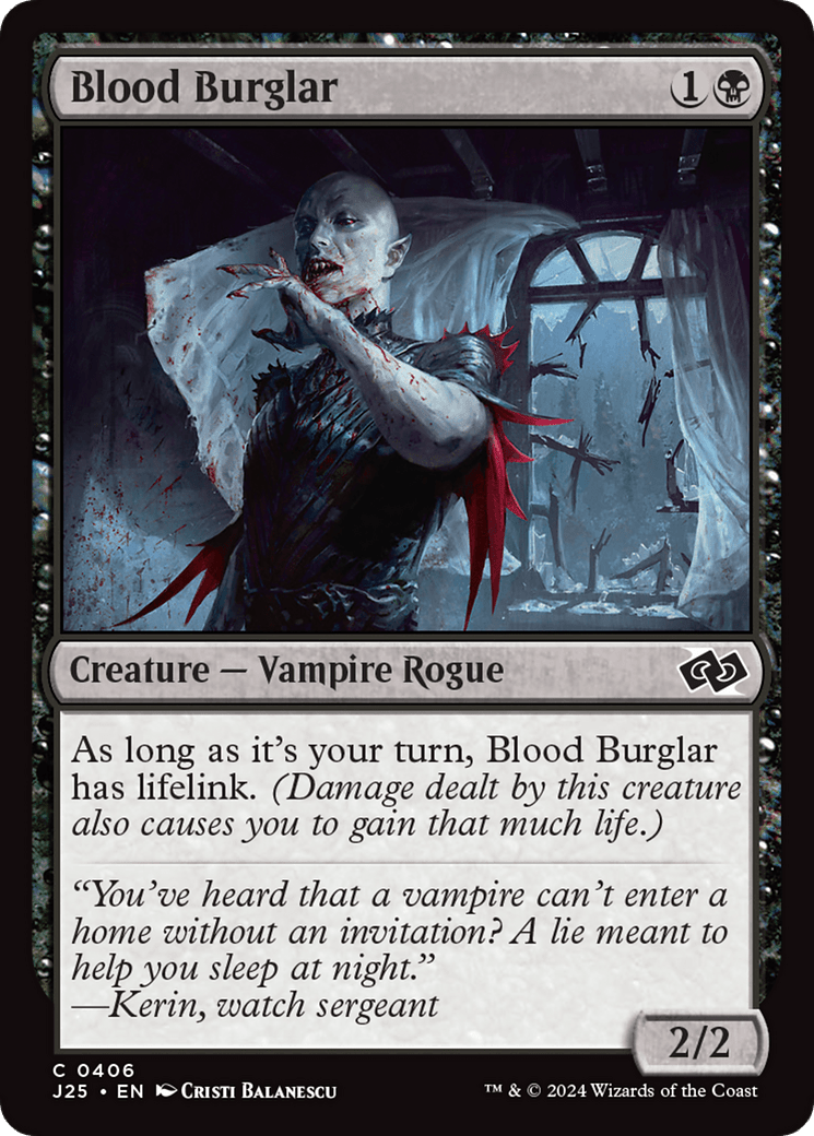 Blood Burglar [Foundations Jumpstart] MTG Single Magic: The Gathering  | Multizone: Comics And Games