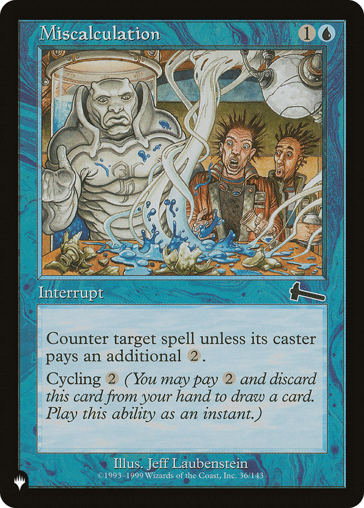 Miscalculation [The List] MTG Single Magic: The Gathering  | Multizone: Comics And Games
