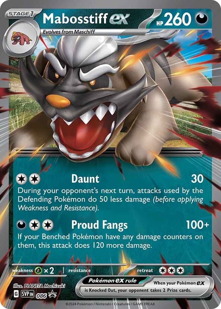 Mabosstiff ex (086) [Scarlet & Violet: Black Star Promos] Pokemon Single Pokémon  | Multizone: Comics And Games