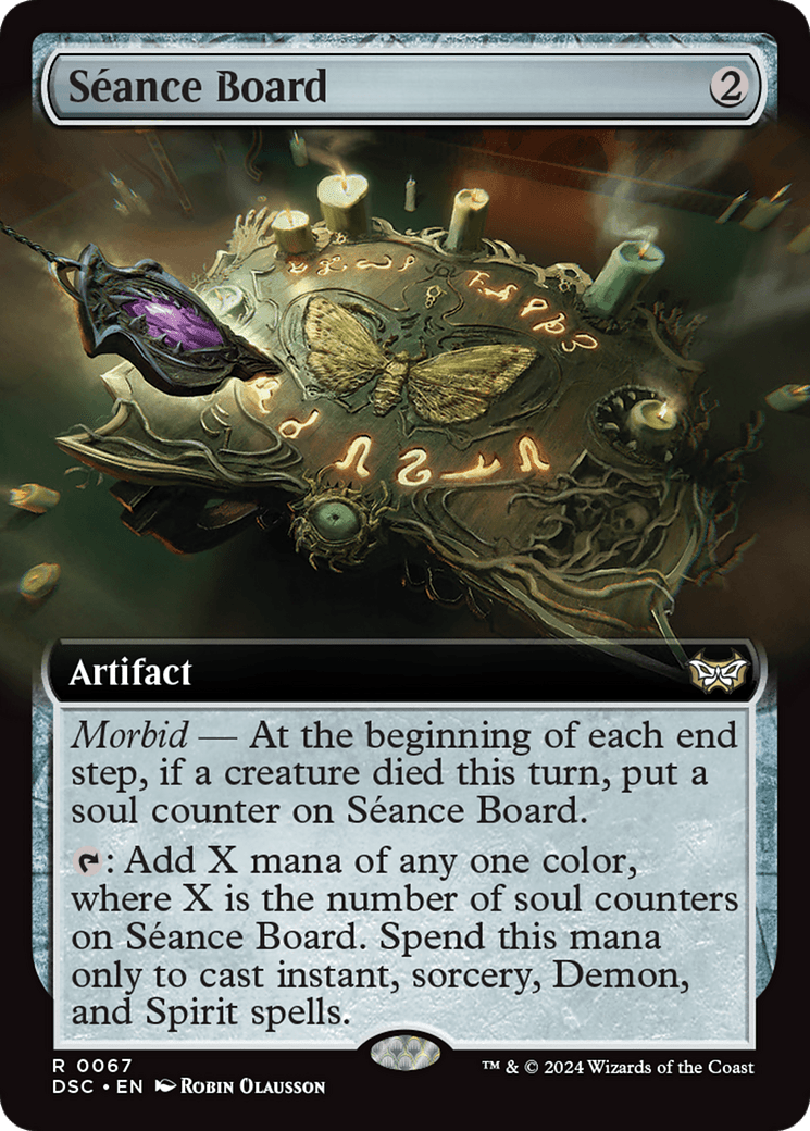 Seance Board (Extended Art) [Duskmourn: House of Horror Commander] MTG Single Magic: The Gathering  | Multizone: Comics And Games