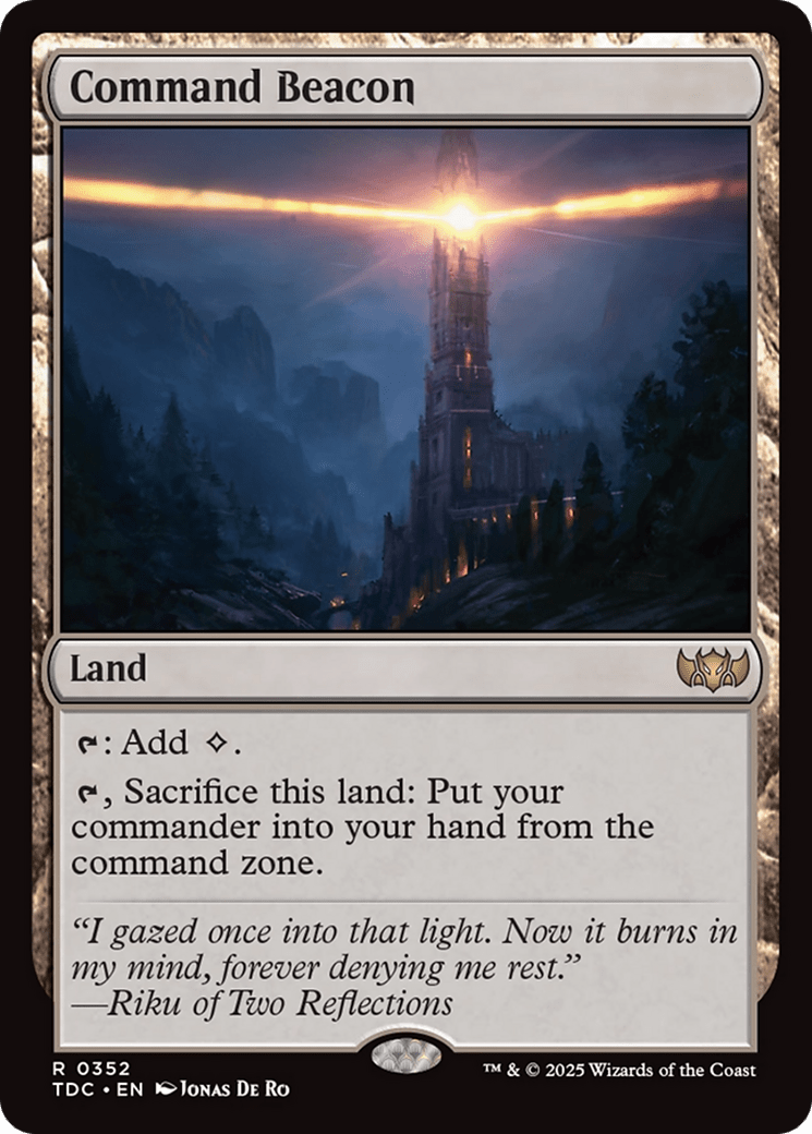 Command Beacon [Tarkir: Dragonstorm Commander] MTG Single Magic: The Gathering  | Multizone: Comics And Games