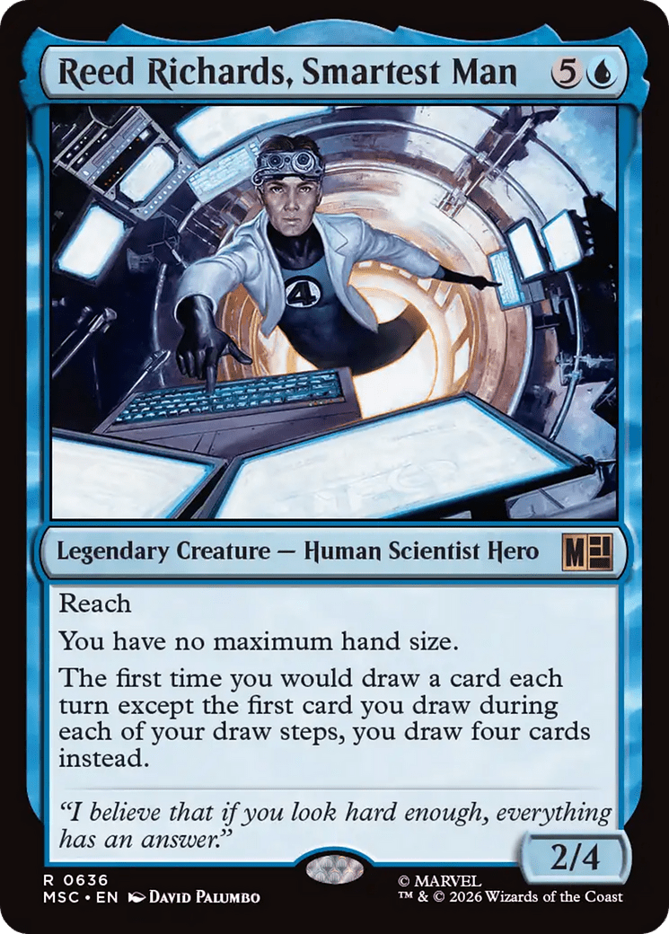 Reed Richards, Smartest Man [Marvel Super Heroes Commander] MTG Single Magic: The Gathering  | Multizone: Comics And Games
