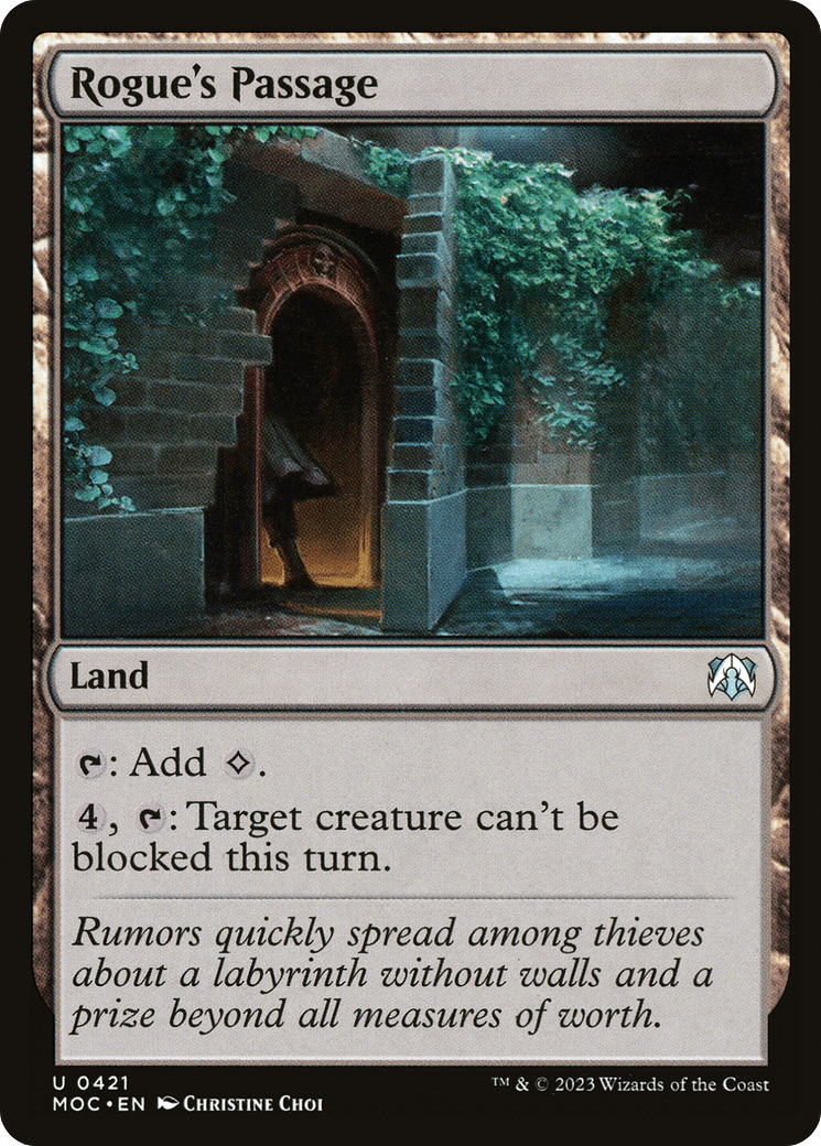 Rogue's Passage [March of the Machine Commander] MTG Single Magic: The Gathering  | Multizone: Comics And Games