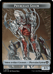 Phyrexian Golem // Ox Double-Sided Token [Commander Masters Tokens] MTG Single Magic: The Gathering  | Multizone: Comics And Games