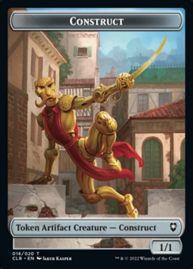 Construct Token [Commander Legends: Battle for Baldur's Gate Tokens] MTG Single Magic: The Gathering  | Multizone: Comics And Games