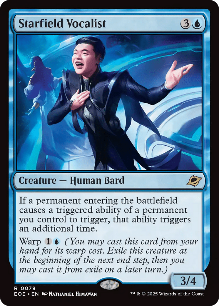 Starfield Vocalist [Edge of Eternities] MTG Single Magic: The Gathering  | Multizone: Comics And Games