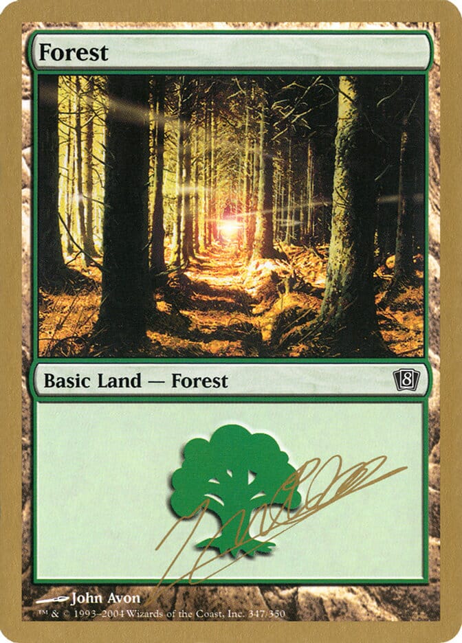 Forest (jn347) (Julien Nuijten) [World Championship Decks 2004] MTG Single Magic: The Gathering  | Multizone: Comics And Games