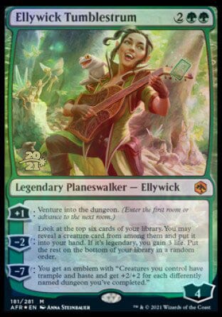 Ellywick Tumblestrum [Dungeons & Dragons: Adventures in the Forgotten Realms Prerelease Promos] MTG Single Magic: The Gathering  | Multizone: Comics And Games