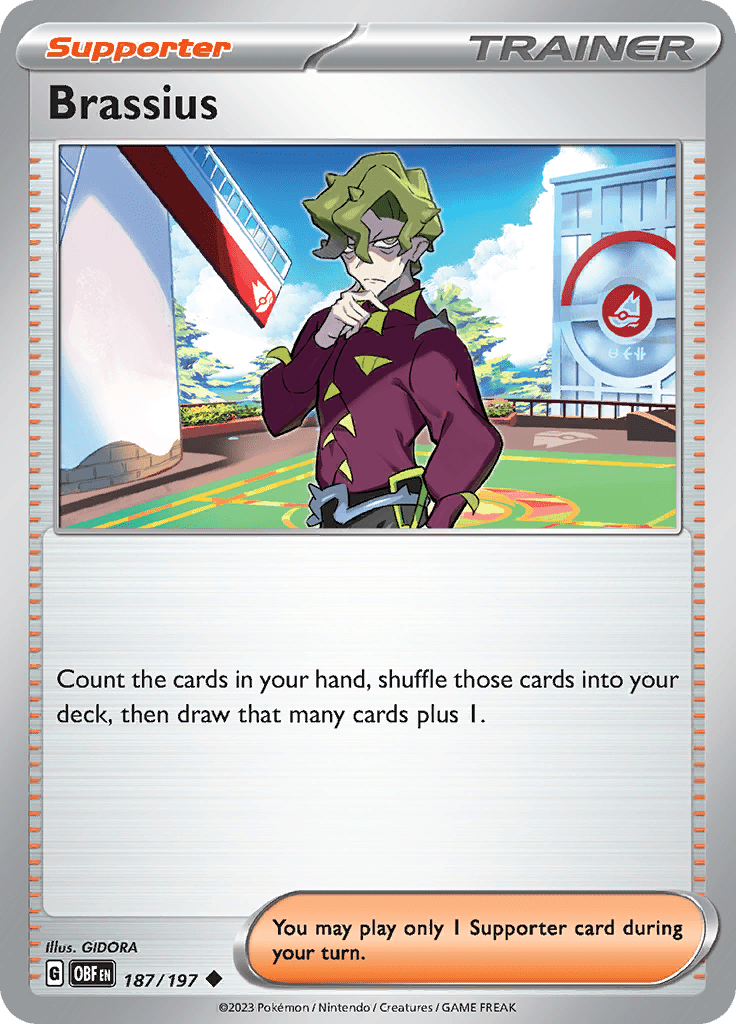 Brassius (187/197) [Scarlet & Violet: Obsidian Flames] Pokemon Single Pokémon  | Multizone: Comics And Games