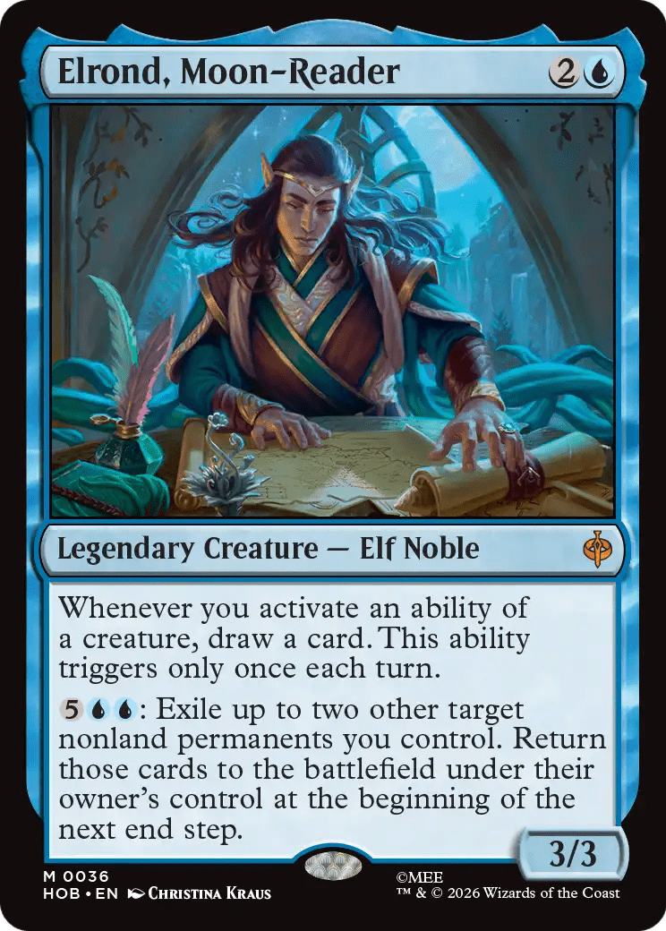Elrond, Moon-Reader [The Hobbit] MTG Single Magic: The Gathering  | Multizone: Comics And Games