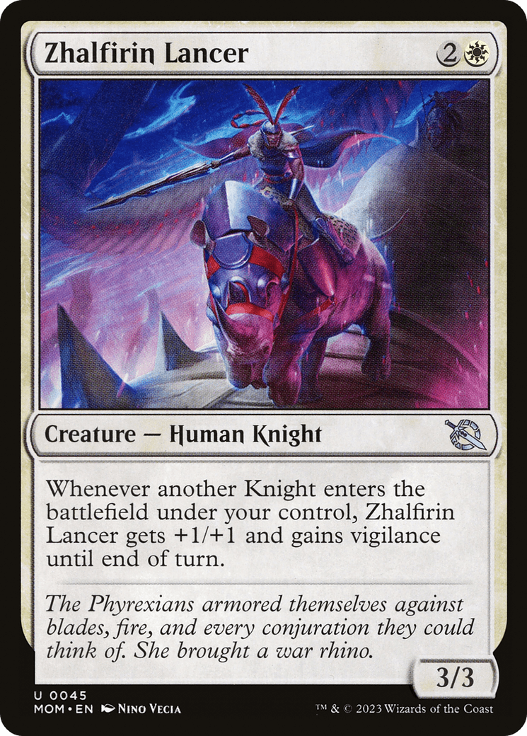 Zhalfirin Lancer [March of the Machine] MTG Single Magic: The Gathering  | Multizone: Comics And Games